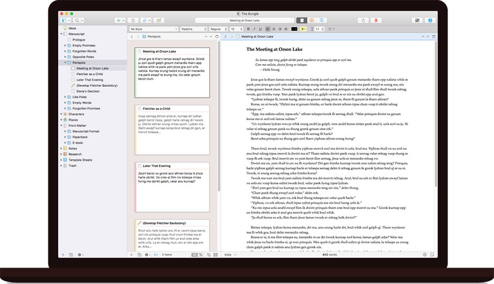 scrivener 3 features